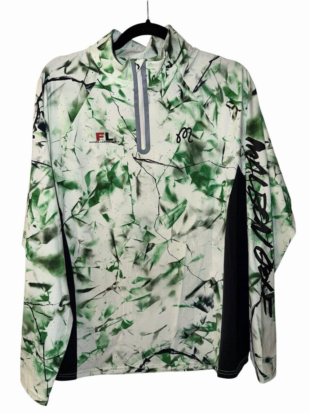 Malbon Performance Golf  x Futura Laboratories Men’s Large 1/4 Zip Pullover